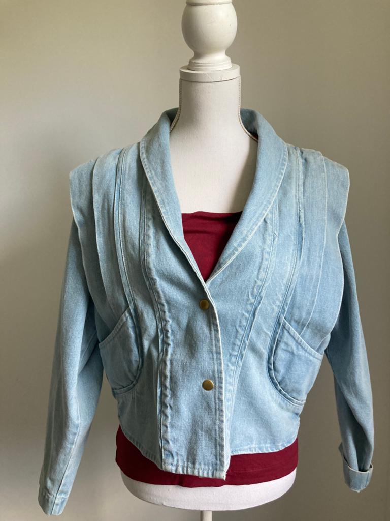 Leuk By Bar jeans jasje, maat XS, ongedragen, nieuwstaat., Ophalen of Verzenden, Nieuw, Maat 34 (XS) of kleiner, Blauw