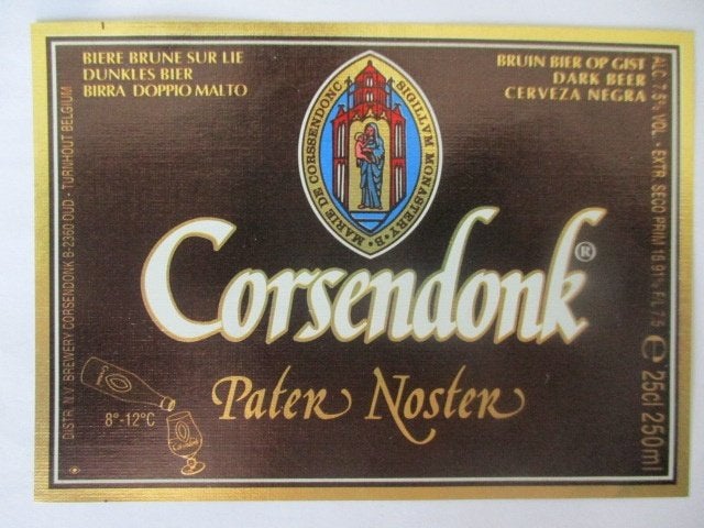 bieretiket Belgie 5-8 (P4) corsendonk, Ophalen of Verzenden, Zo goed als nieuw, Overige typen, Overige merken