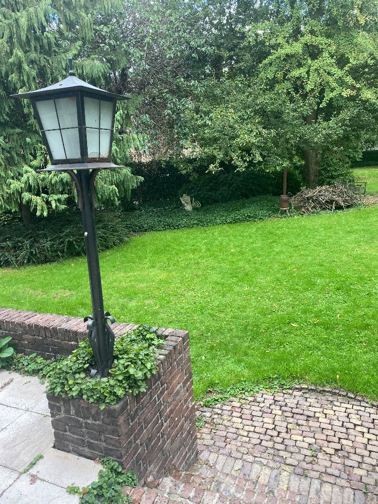 buitenlantaarnpaal + wandlantaarn, Ophalen, Gebruikt, Minder dan 50 watt, Staande lamp