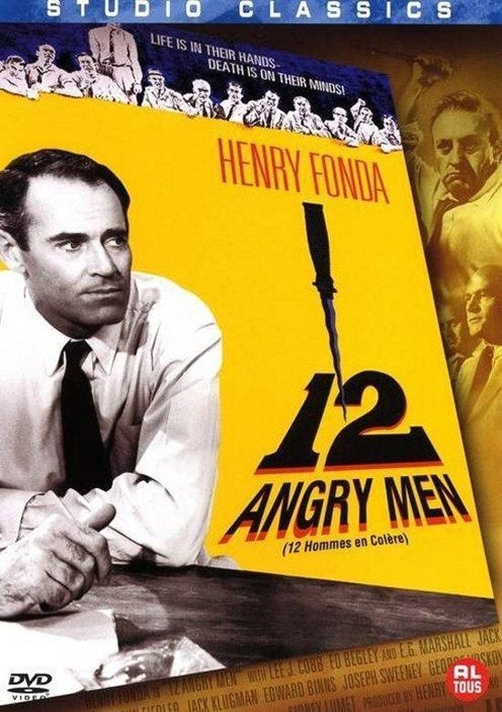 12 Angry Men (1957) DVD Henry Fonda - TOP CLASSIC, Engels, Alle leeftijden, Nederlands, Drama