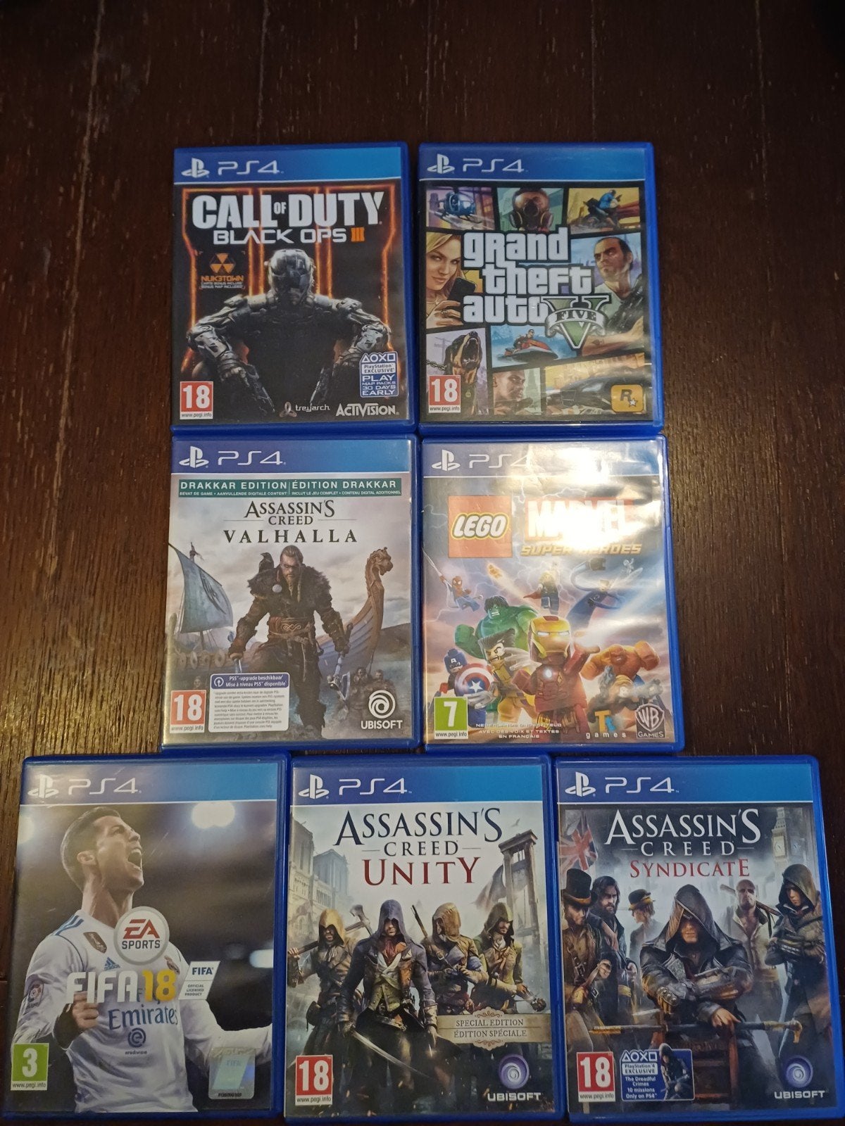 Playstation 4 games, los of in een set verkrijgbaar, Spelcomputers en Games, Avontuur en Actie, Online, Vanaf 18 jaar, Verzenden