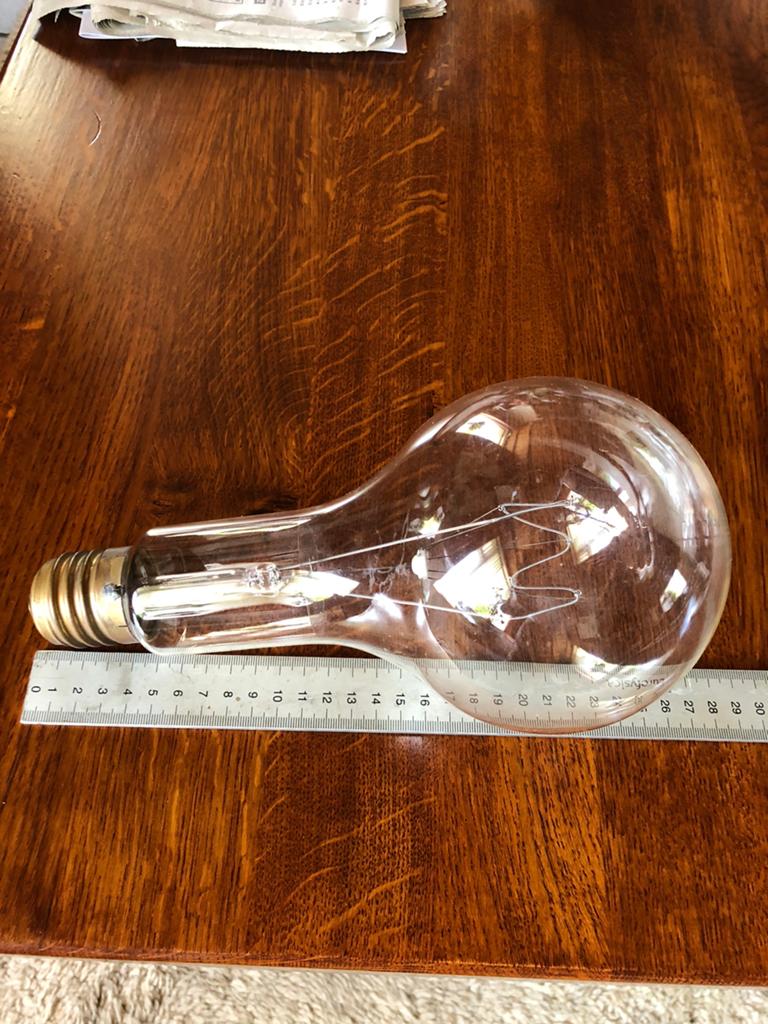Gloeilamp 1000watt philps nieuw, Ophalen, Zo goed als nieuw, E27 (groot), Gloeilamp