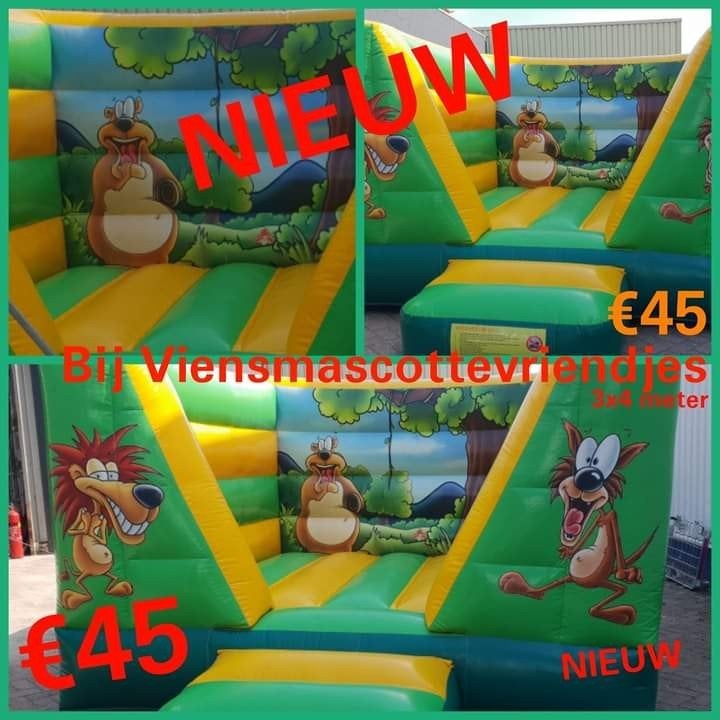 springkussens te huur voor elk feest! v.a €30,-, Ophalen, Zo goed als nieuw