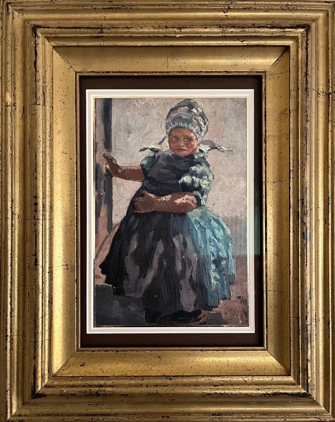 Volendam door Hans J. Wagner (1866-1940) - Meisje, Antiek en Kunst, Kunst | Schilderijen | Klassiek, Doek, Portret of Personen