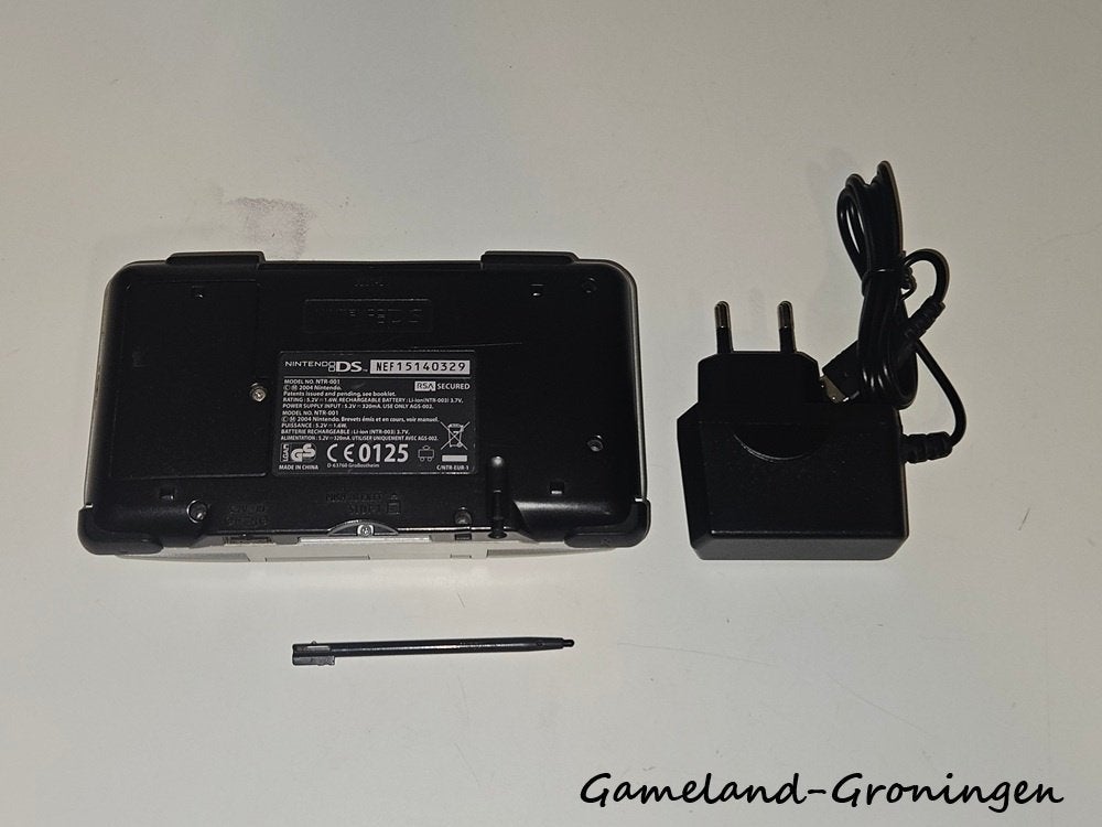 Nintendo DS Phat met Stylus & Oplader (Zilver), Spelcomputers en Games, Gebruikt, -, -, DS Original of Phat