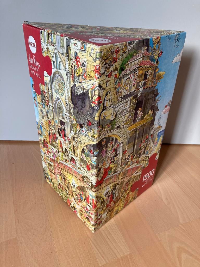 Heye Hugo Prades Heaven and Hell Puzzel 1500 stukjes, Ophalen, 500 t/m 1500 stukjes, Zo goed als nieuw, Legpuzzel