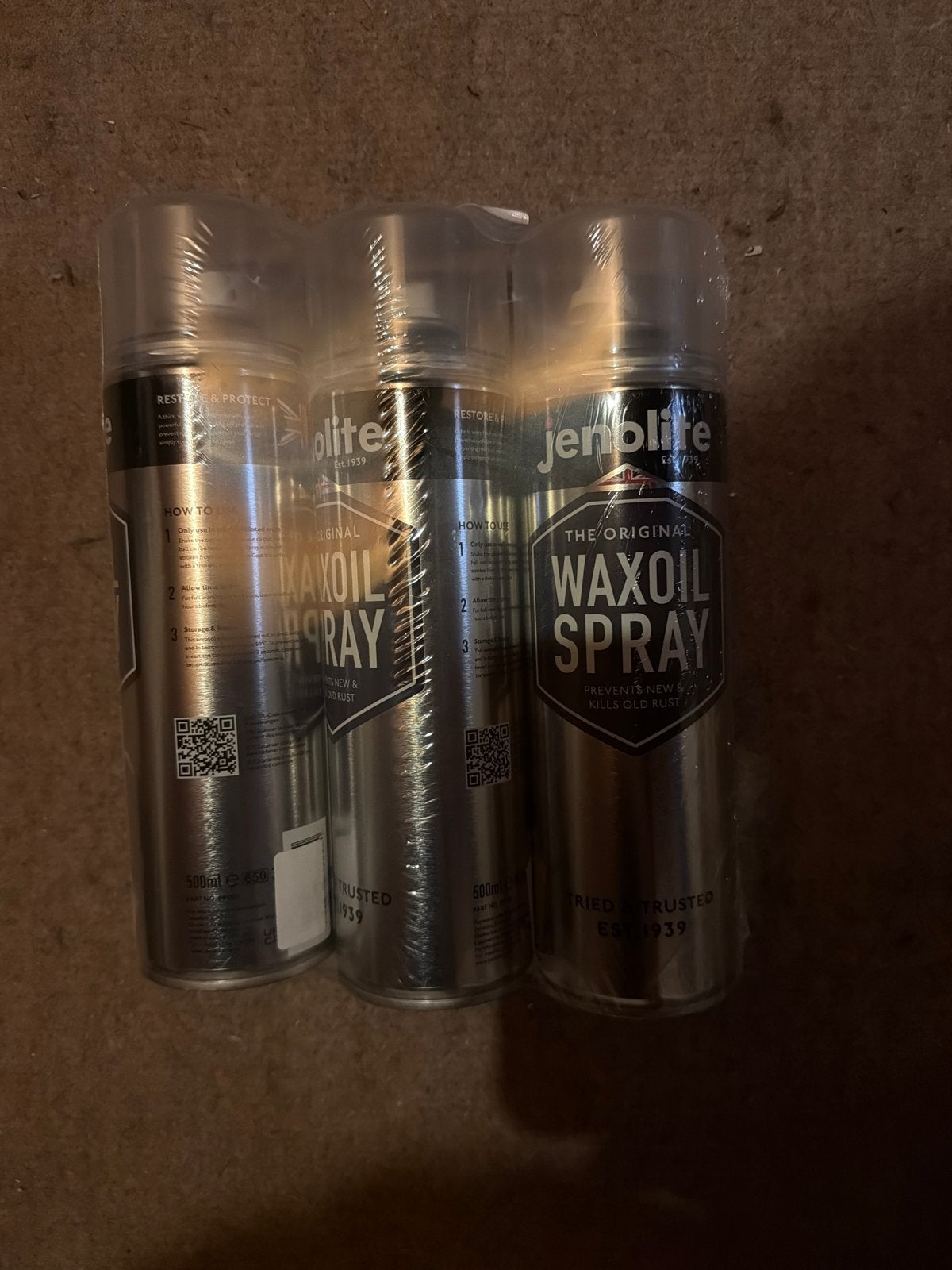 Jenolite Waxoil Spray - Roestpreventie en Bescherming (3x), Ophalen