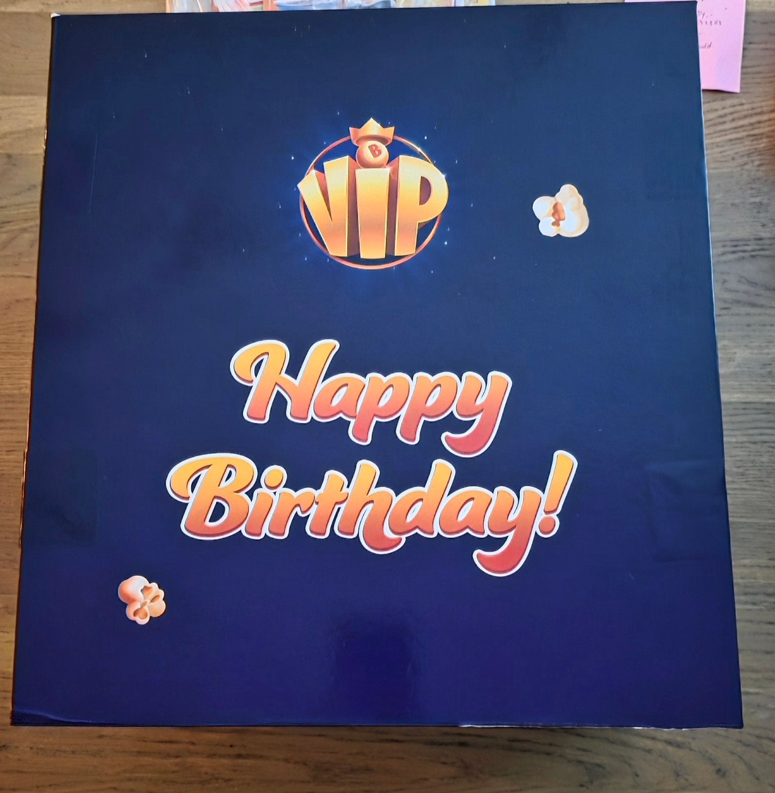 Popcornmachine en VIP-beker - Happy Birthday editie, Ophalen of Verzenden, Nieuw