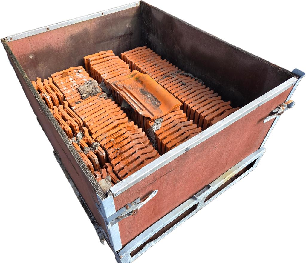 Holle Mulden dakpannen en gevels - nr: D101, Ophalen, Gebruikt, Steen of Klei, 5 tot 10 m²