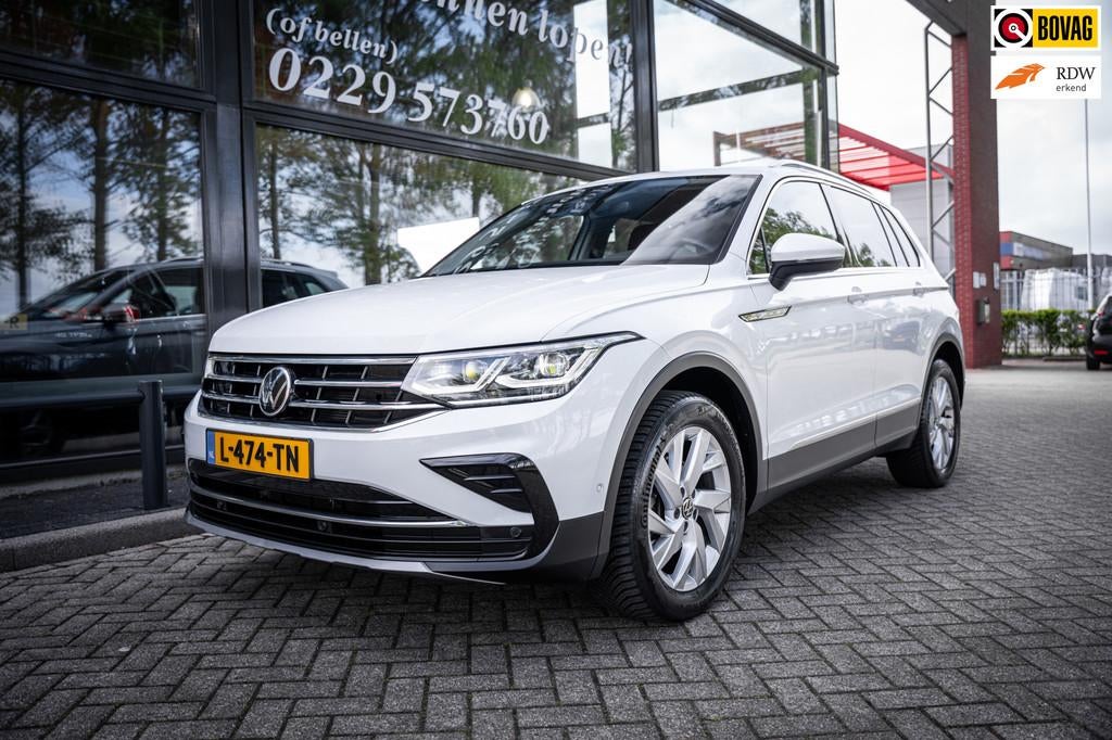 Volkswagen Tiguan 1.5 TSI Elegance | Led | Virtual cockpit |, Auto's, Volkswagen, 4 cilinders, 150 pk, Wit, SUV of Terreinwagen