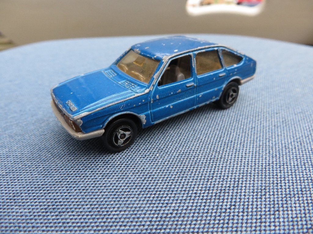 Majorette Simca - Chrysler 1308 blauw, Ophalen of Verzenden, Gebruikt, Auto