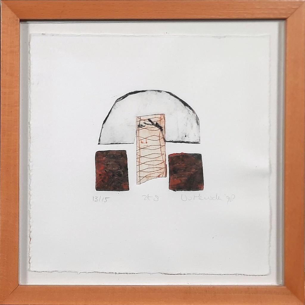Z.T. 8 13/15 - Kunstenaar: Vera van Heusden, Antiek en Kunst, Ophalen, 25 cm, Ingelijst, 25 cm