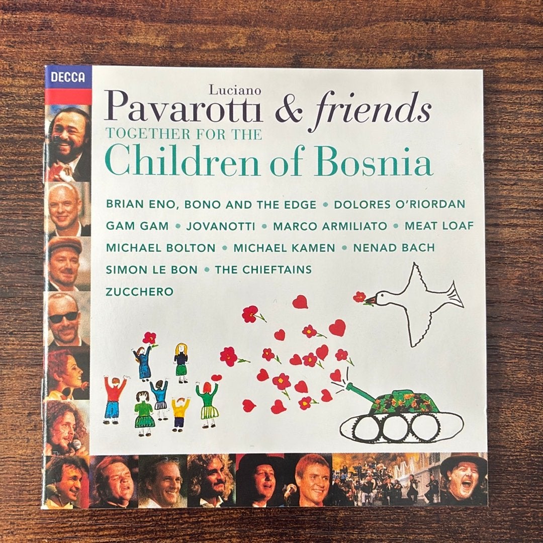 CD Pavarotti & Friends - Together For The Children Of Bosnia, Cd's en Dvd's, Gebruikt, Ophalen of Verzenden, Live-album, Inclusief doosje