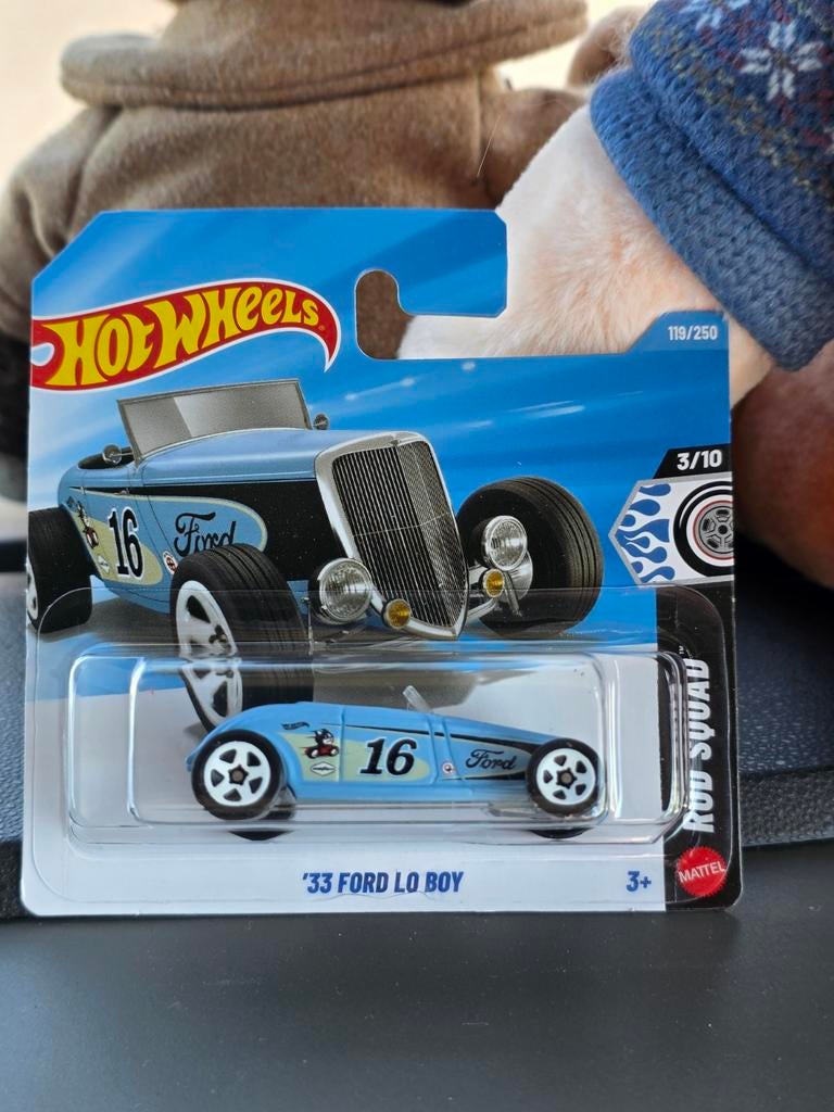 Hot Wheels '33 Ford Lo Boy - Nieuw in verpakking, Ophalen of Verzenden, Nieuw, Auto, Overige merken