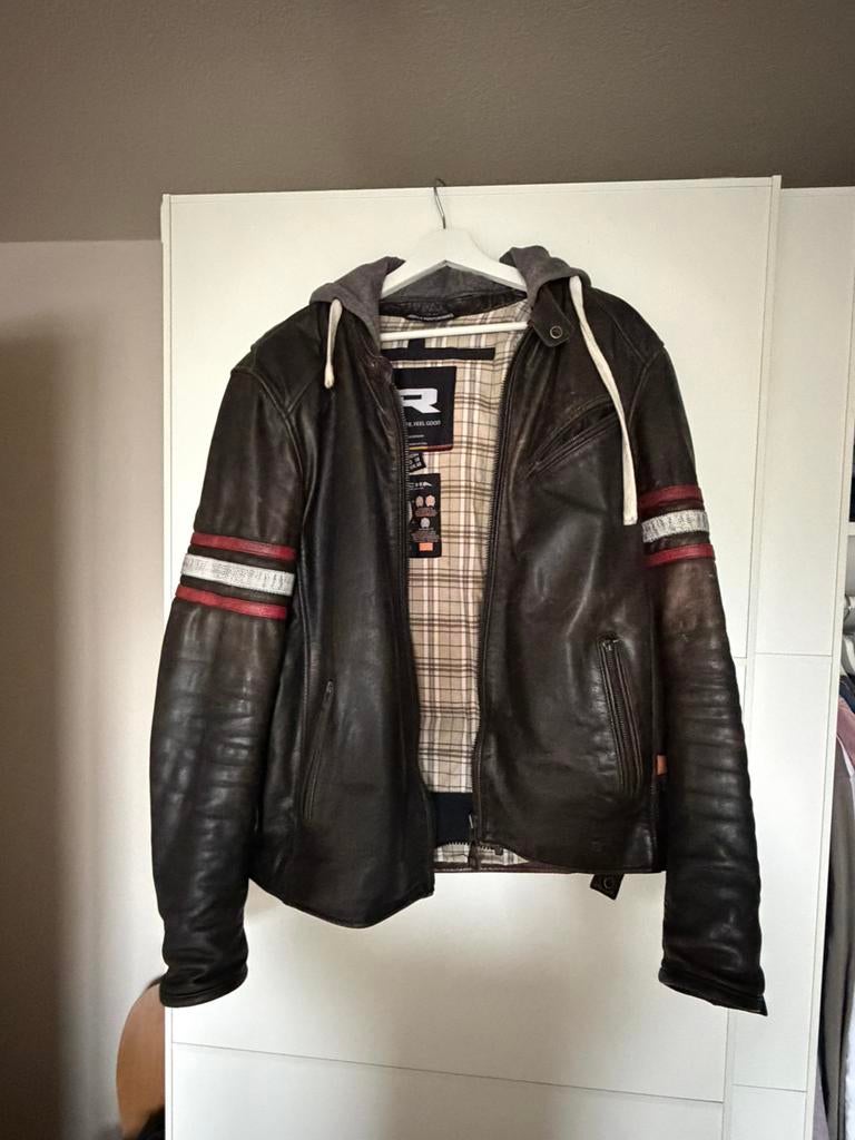 Richa leren motorjas, Motoren, Kleding | Motorkleding, Jas | leer, Tweedehands, Ophalen