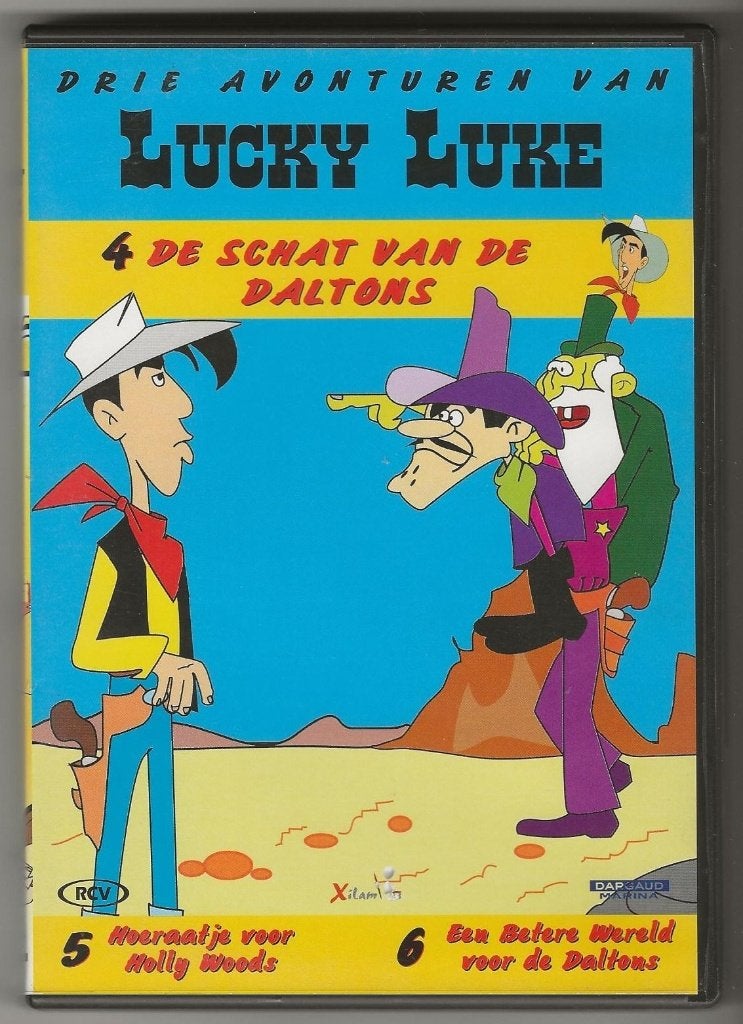 Lucky Luke - Drie avonturen van Lucky Luke 4-6, Ophalen, Europees, Gebruikt, Tekenfilm