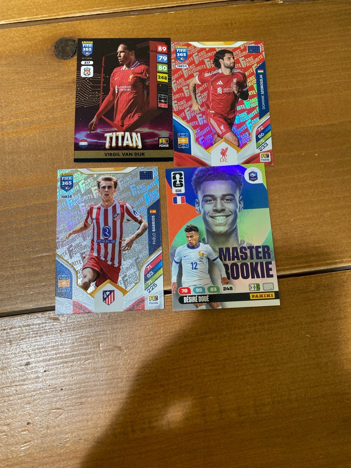 Voetbalplaatjes FIFA 365 Panini - Virgil van Dijk e.a., Ophalen of Verzenden, Zo goed als nieuw, Buitenlandse clubs, Spelerskaart