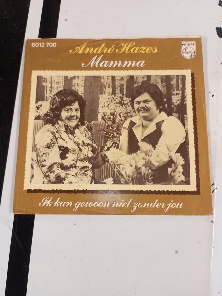 André Hazes - Mamma / Ik kan gewoon niet zonder jou (single), Cd's en Dvd's, Vinyl Singles, Gebruikt, 7 inch, Ophalen of Verzenden