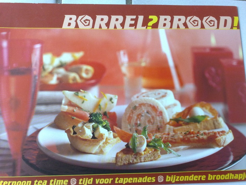 Kookboek - Borrel Brood, Boeken, Verzenden, Zo goed als nieuw, Overige gebieden