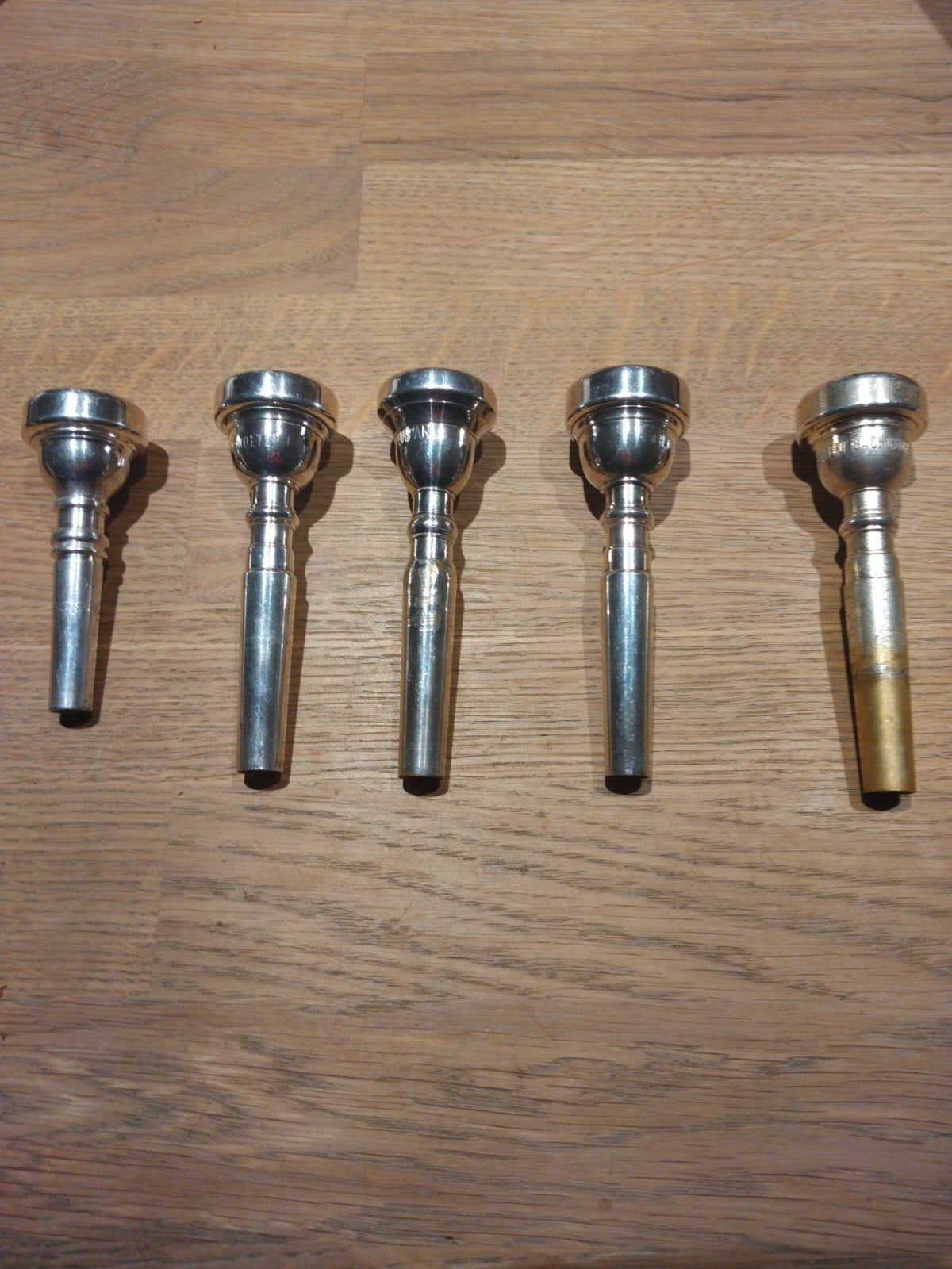 Trompet mondstukken Bach, Molter en Yamaha, Ophalen of Verzenden, Zo goed als nieuw, C-trompet