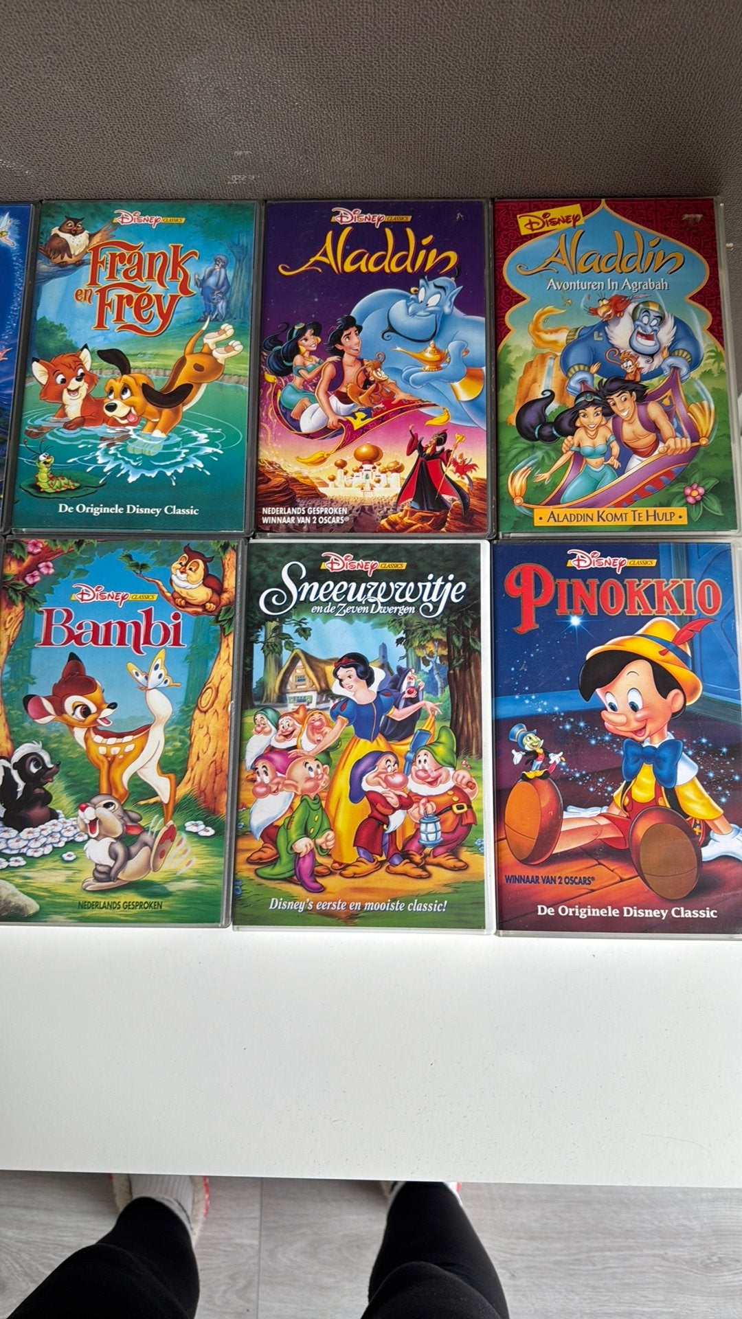 Disney videobanden te koop!, Alle leeftijden, Ophalen of Verzenden, Zo goed als nieuw, Amerikaans
