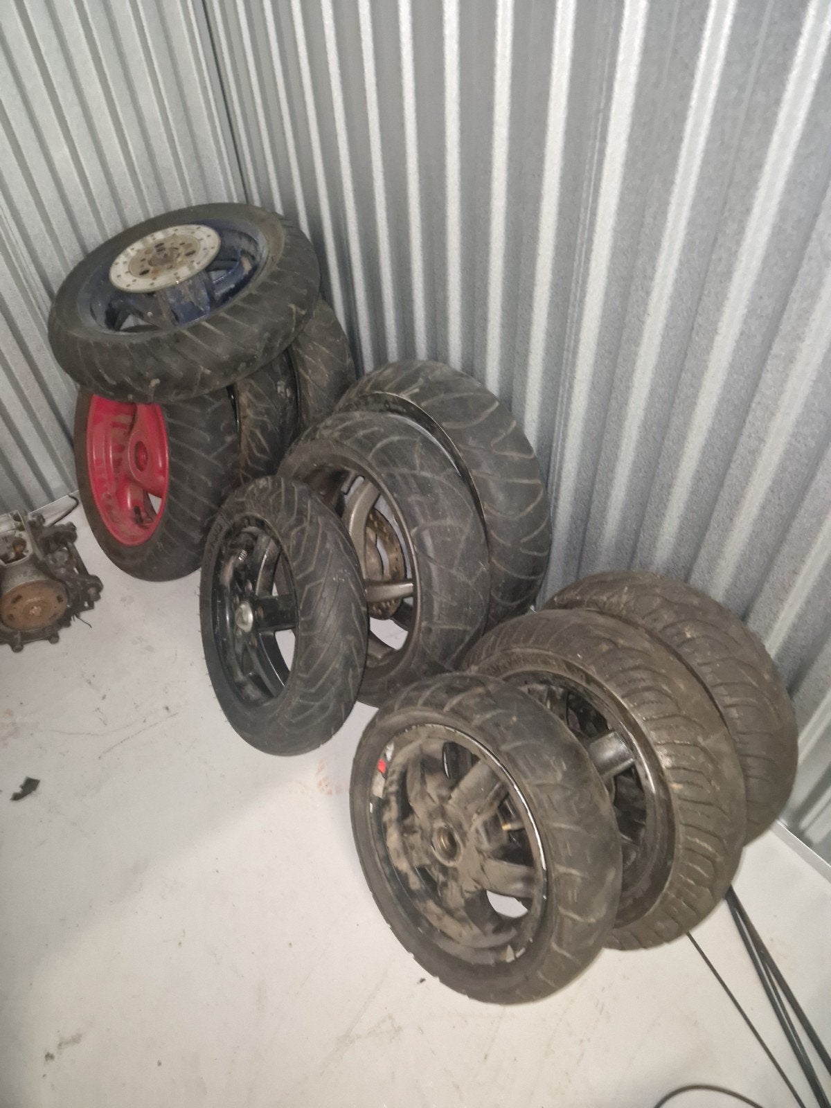 Partij scooter velgen zip, peugeot, aprilia, Ophalen of Verzenden, Gebruikt, Overige typen, Piaggio