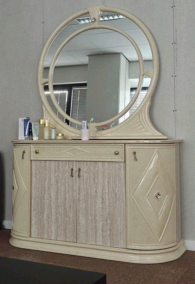 Vintage kaptafel met spiegel, Ophalen