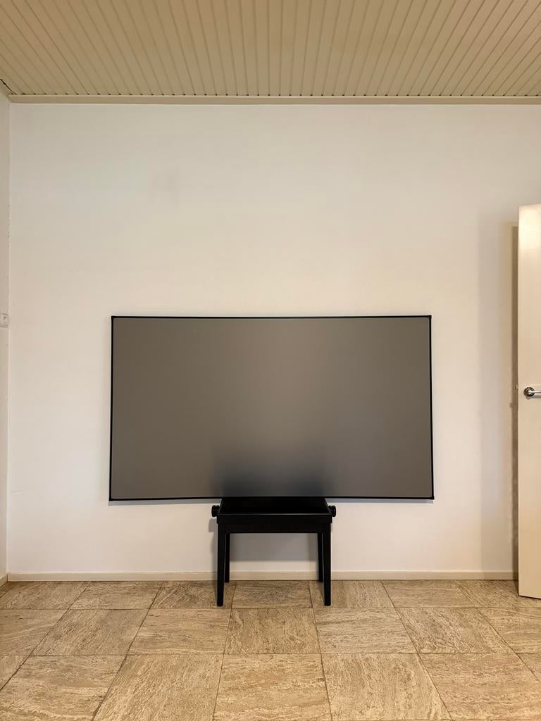 Projector Scherm 80 inch, 50 Hz, Zo goed als nieuw, 100 cm of meer, Ophalen
