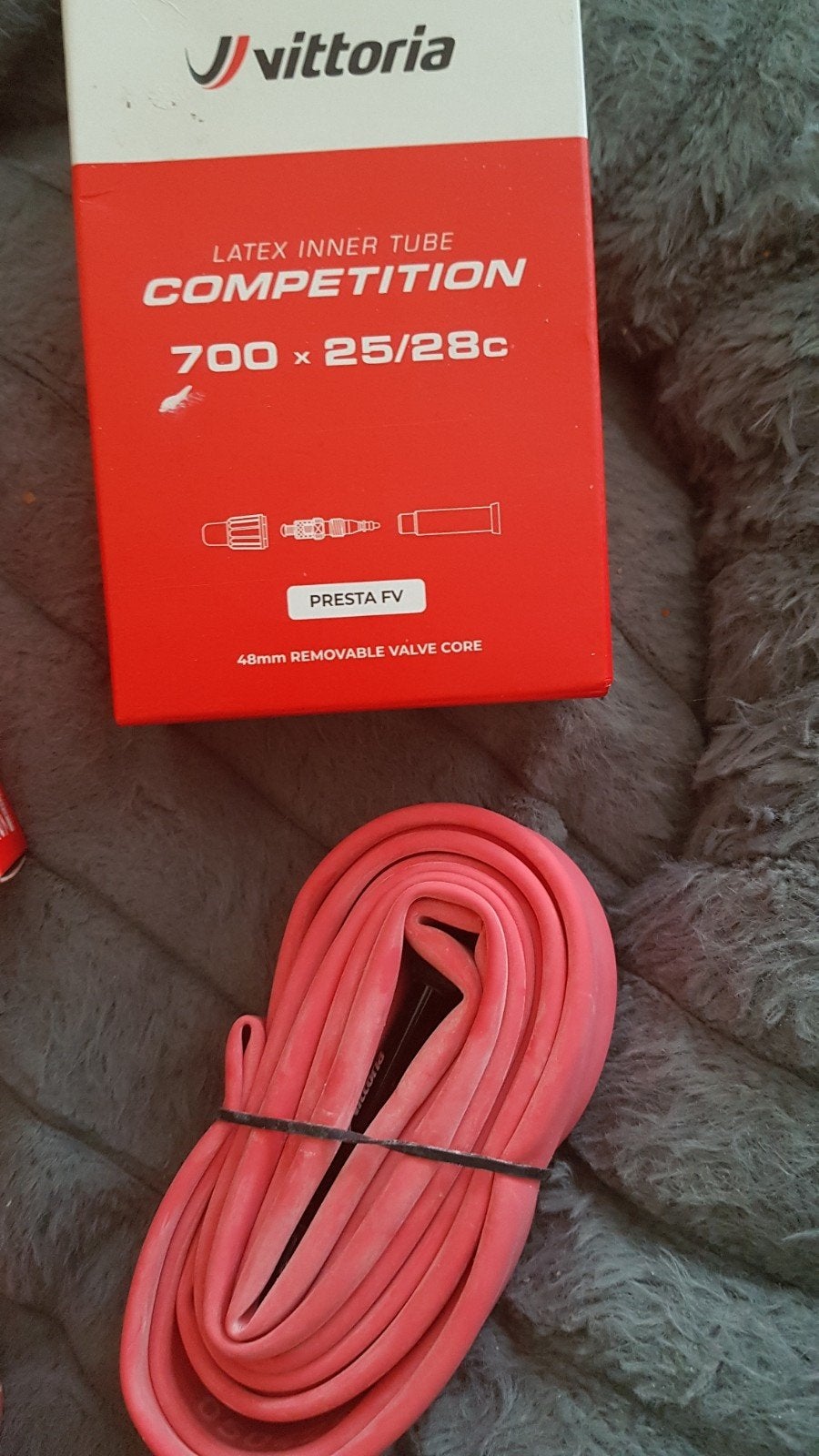 2x Vittoria latex binnenband, Ophalen, Zo goed als nieuw