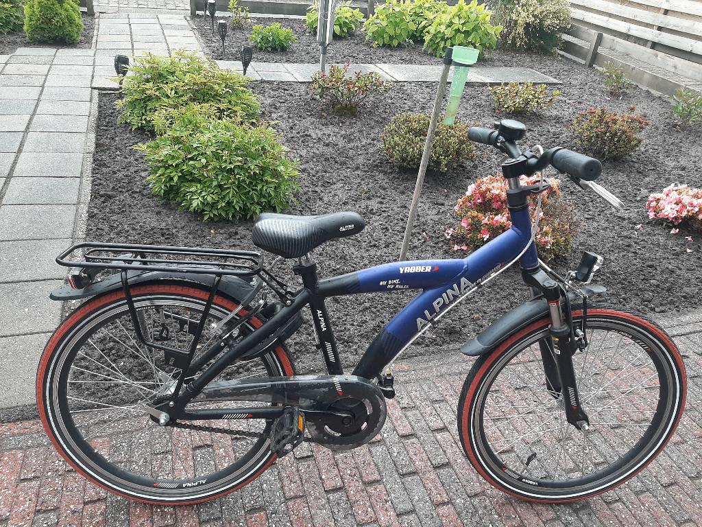 Nieuwstaat: Prachtige Alpina Yabber 22 inch ((tussenmaatje)), Fietsen en Brommers, Ophalen, Terugtraprem, 22 inch, Alpina