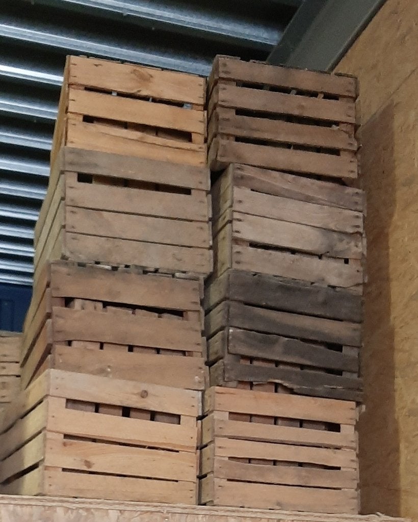 Fruitkistjes 30x40x50cm aardappel kratjes hout, Ophalen, Minder dan 50 cm, Gebruikt, 50 tot 100 cm