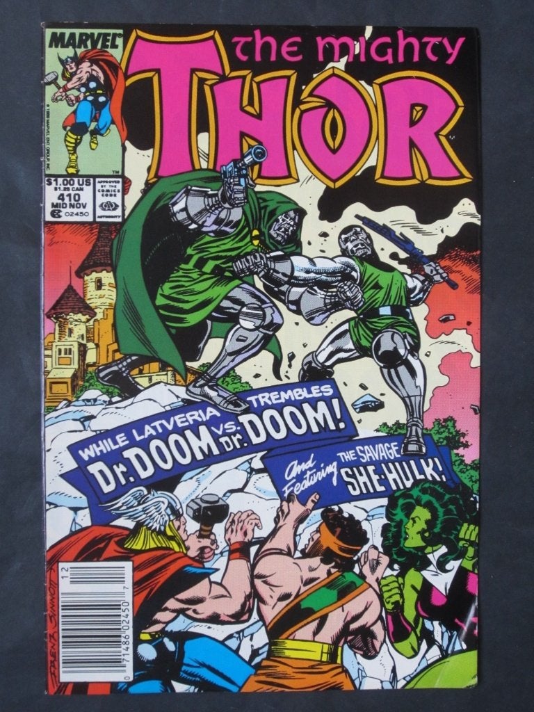 Thor (1966 serie) #410 Marvel 1989 Dr. Doom appearance, Eén comic, Verzenden, Gelezen, Amerika