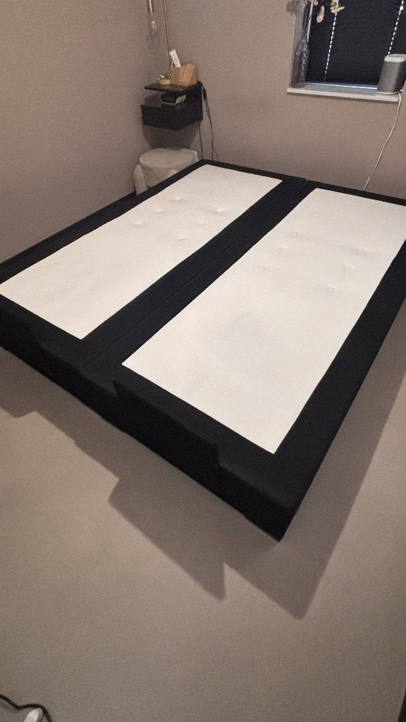 Elektrisch bed  210x180, Ophalen, Gebruikt, Tweepersoons, 180 cm