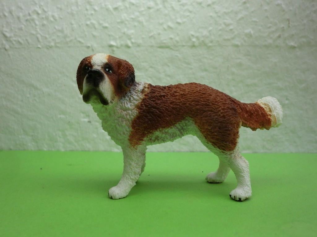 Schleich 16833 sint Bernhard, dierfiguur, Ophalen of Verzenden, Zo goed als nieuw, Hond of Kat, Beeldje of Figuurtje
