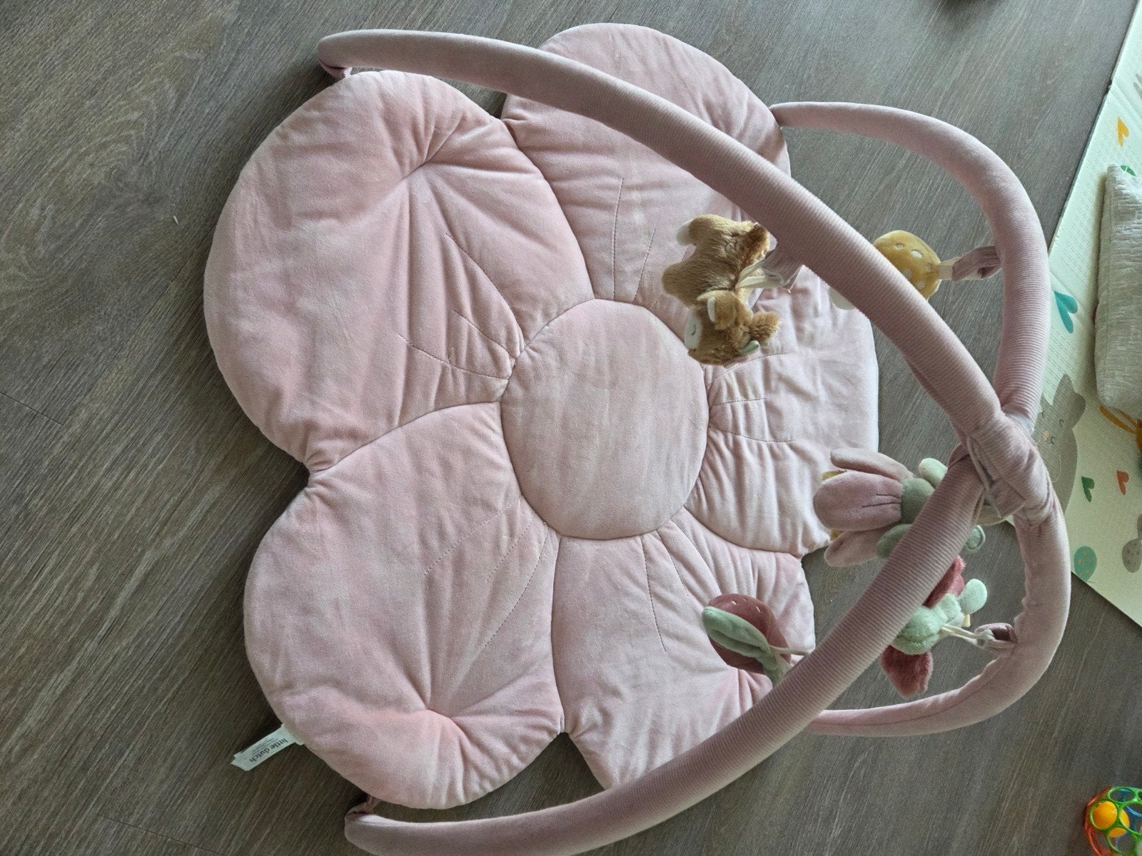 Little Dutch Speelkleed Roze Bloem met Speelbogen, Kinderen en Baby's, Ophalen, Zo goed als nieuw