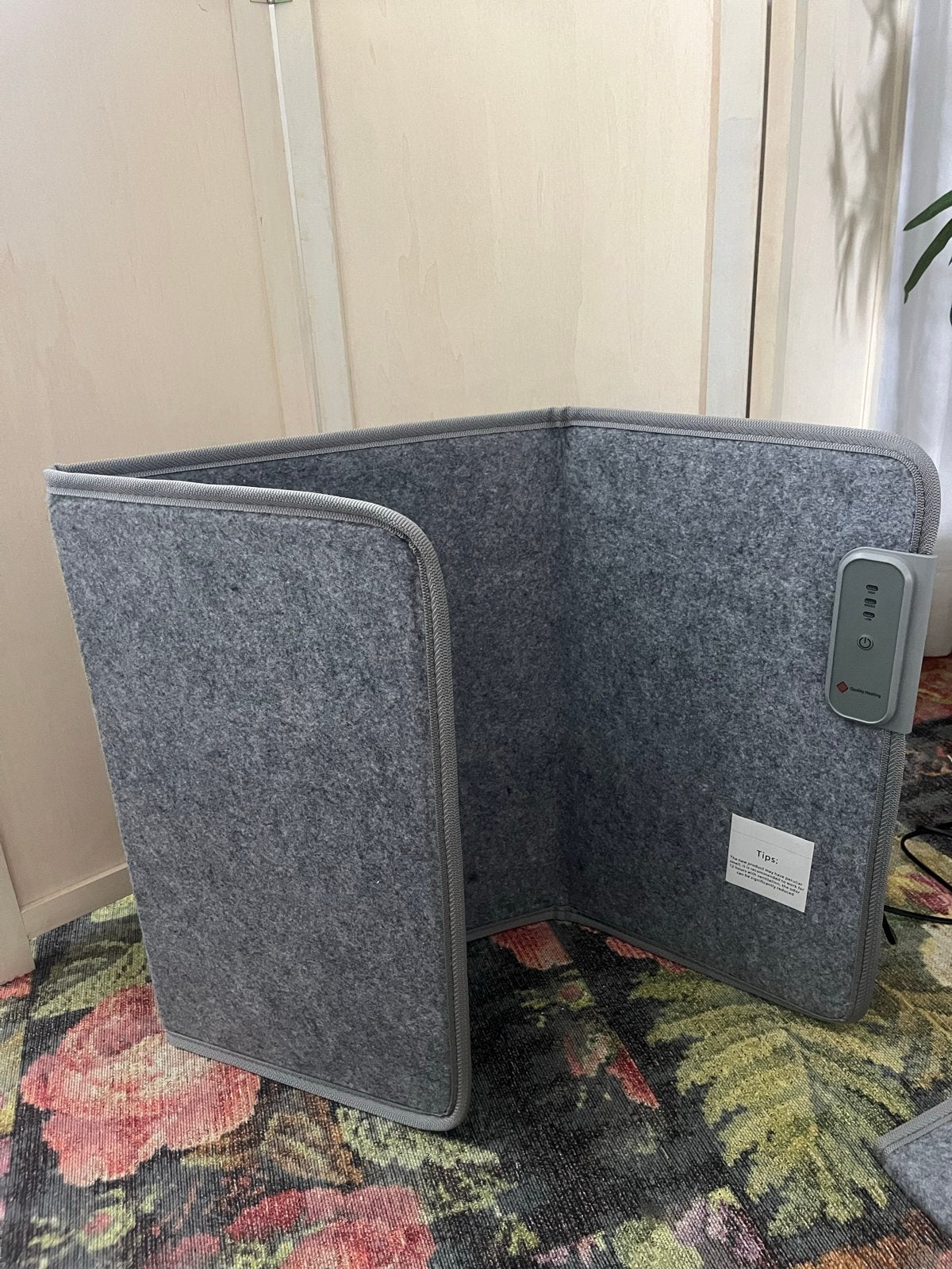 2 Draagbare Infrarood Panelen met 3 Verwarmingsstanden, Ophalen, 30 tot 80 cm, Overige typen, Zo goed als nieuw