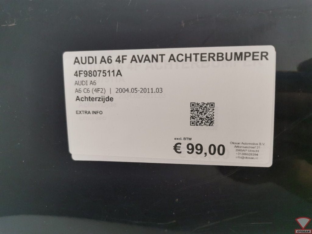 Audi A6 4F Avant Achterbumper Bumper 4xPDC, Gebruikt, AUDI AG, Auto-Union-Strasse 1
85045  Ingolstadt, DE, Bumper