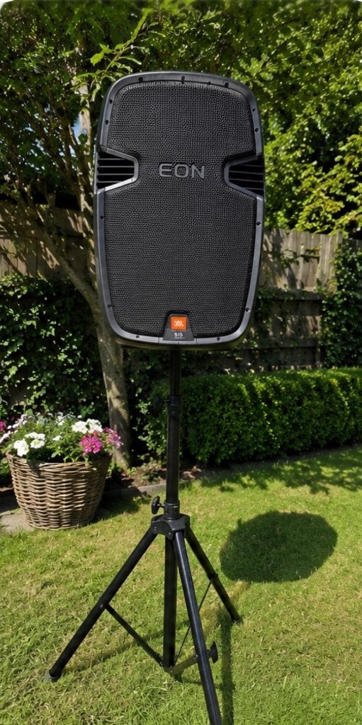 2x JBL EON 515 actieve PA speakers, Ophalen, Gebruikt, 500 tot 1000 watt, P.A.