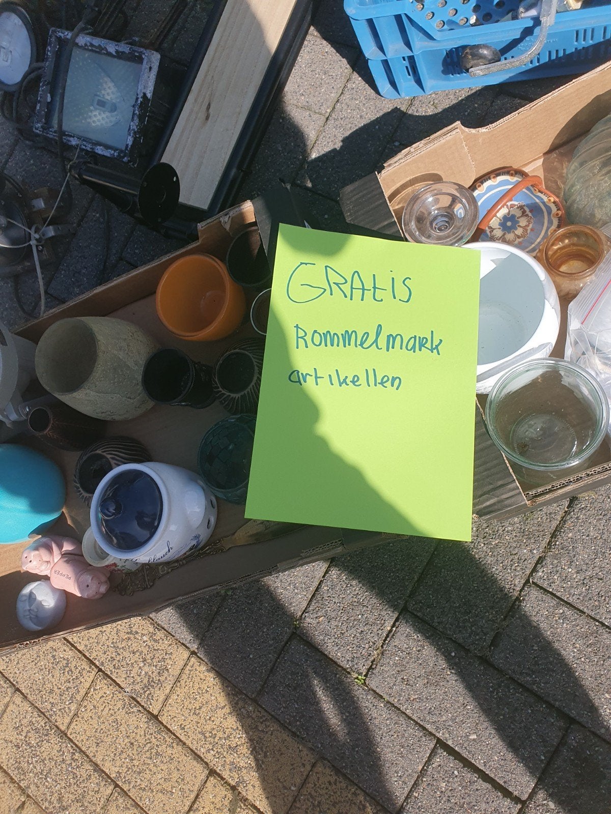 rommelmarkt spul, Ophalen of Verzenden