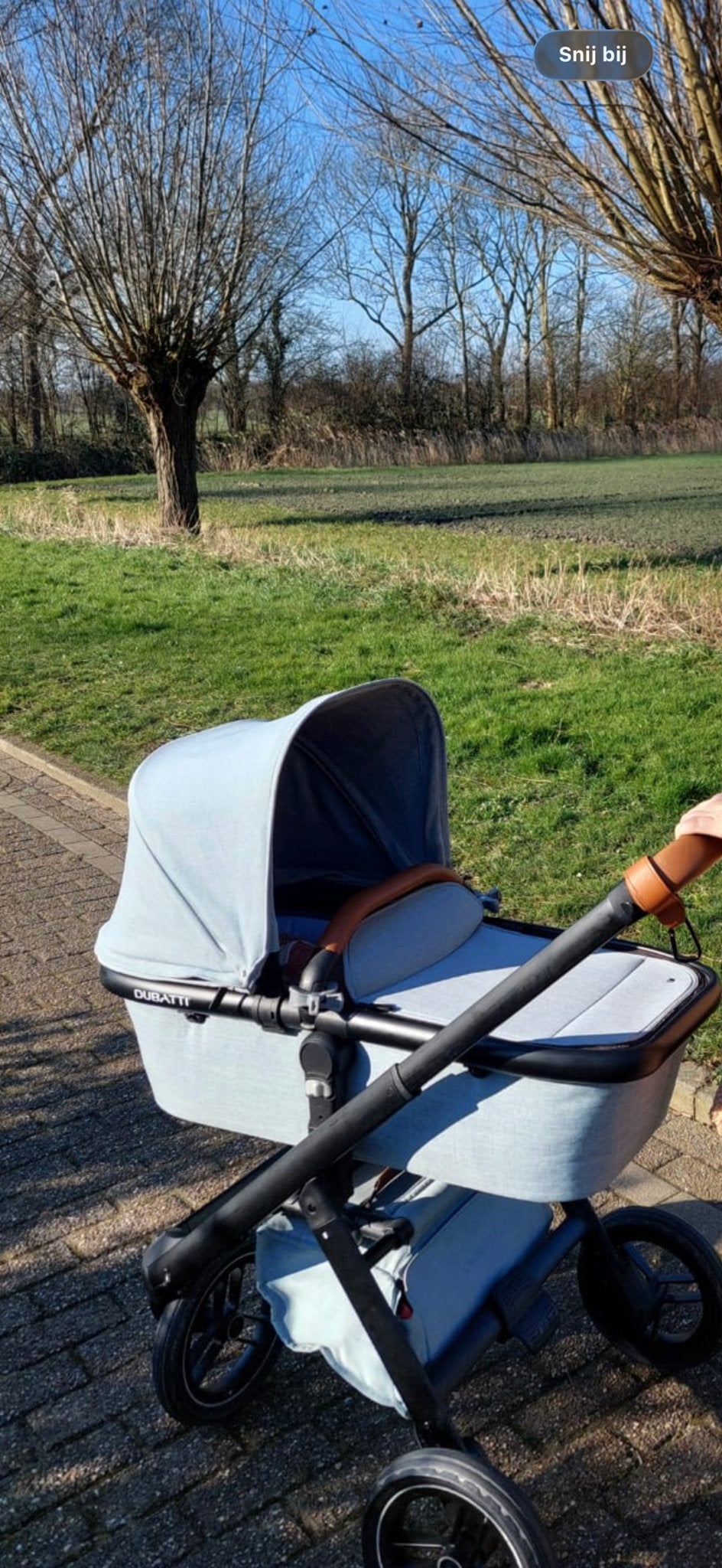 Dubatti kinderwagen - Zo goed als nieuw, Kinderen en Baby's, Zo goed als nieuw, Met reiswieg, Ophalen, Kinderwagen