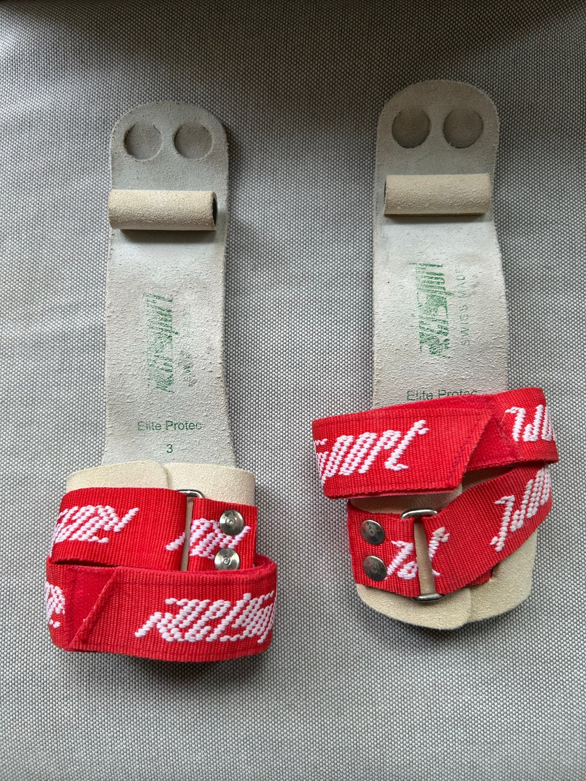 Turnleertjes Reisport maat 3, Elite Protec, rood, Ophalen of Verzenden, Gebruikt, Rood, Materiaal