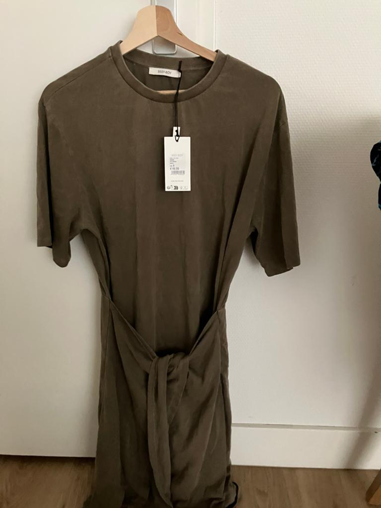 Jurk Sissy boy, Kleding | Dames, Jurken, Nieuw, Maat 36 (S), Groen, Knielengte, Ophalen of Verzenden