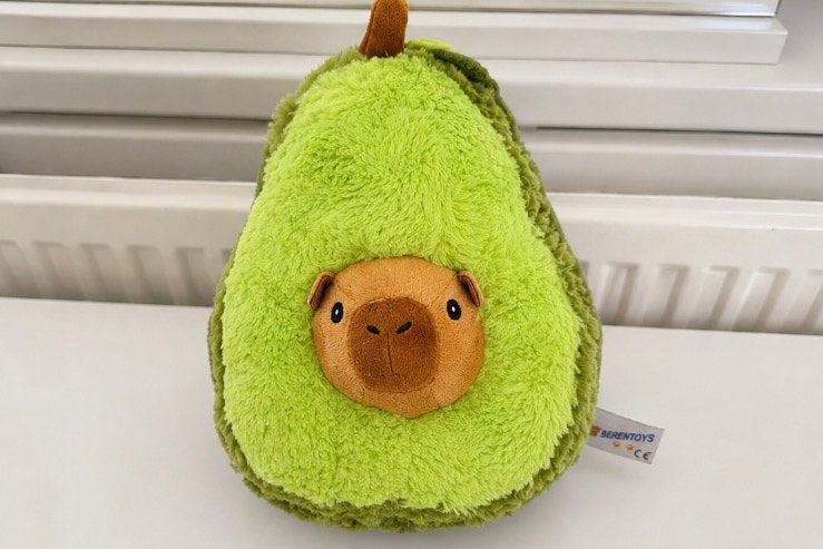 Avocado knuffel – Berentoys – zacht en leuk, Verzenden, Zo goed als nieuw, Overige typen