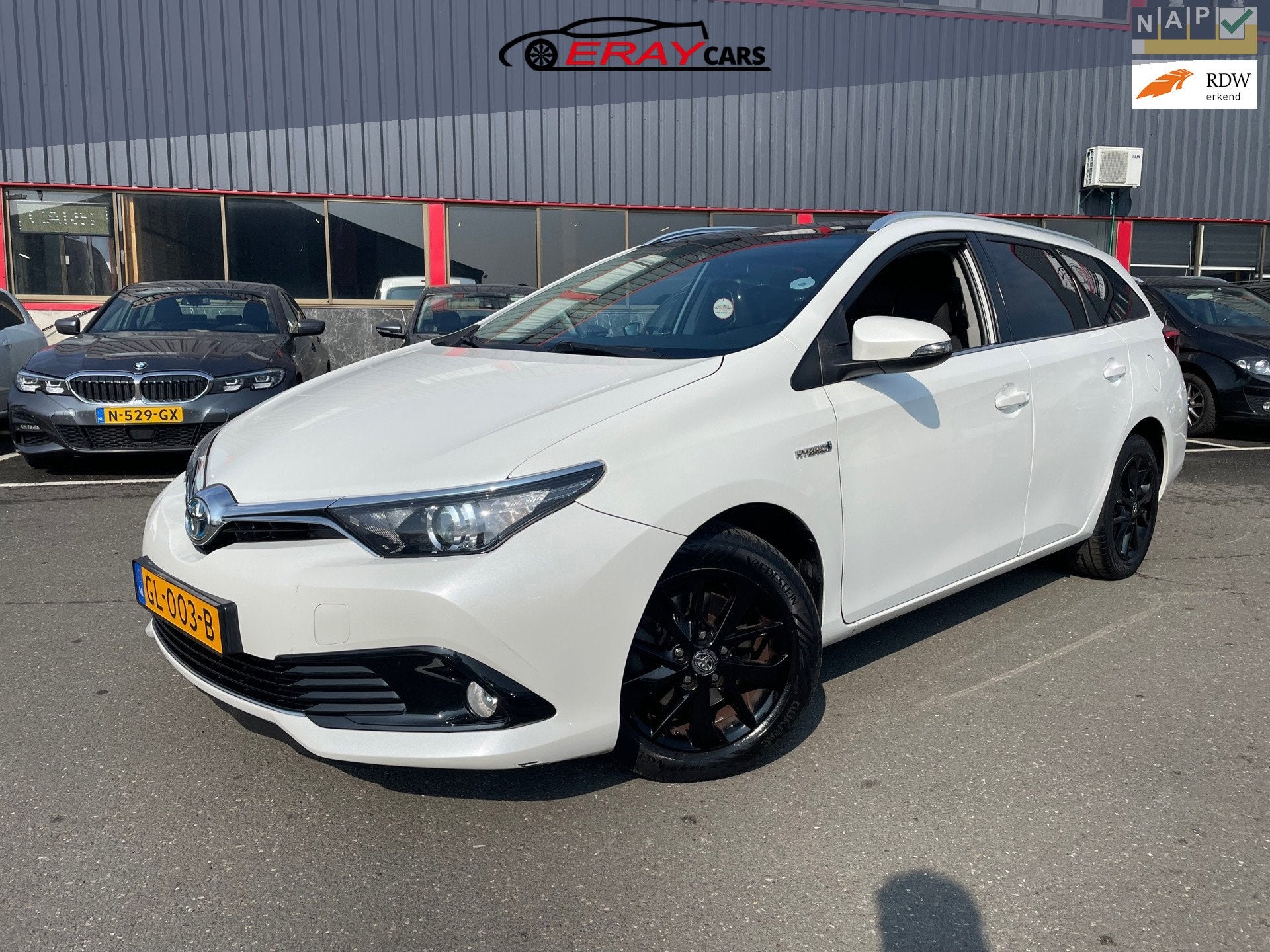 Toyota Auris Touring Sports 1.8 Hybrid Lease / AUTOMAAT / NA, Stof, Gebruikt, Euro 6, Wit