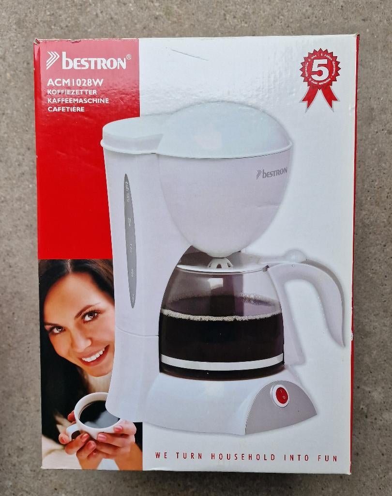 Bestron Koffiezetapparaat, 10 kopjes of meer, Koffiemachine, Gemalen koffie, Ophalen of Verzenden