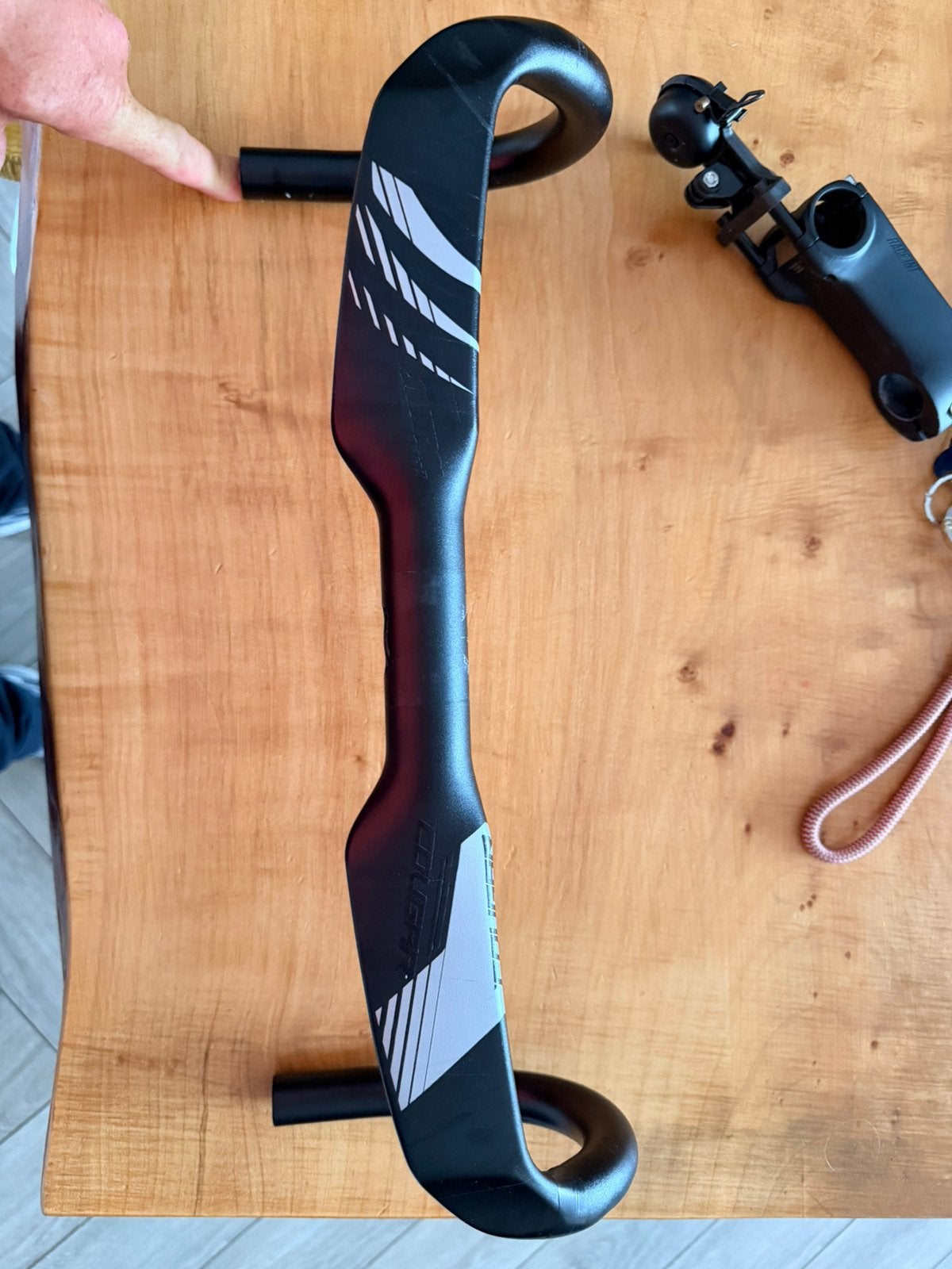 Aluminium aero stuur, Ophalen, Zo goed als nieuw, Stuur, Aluminium