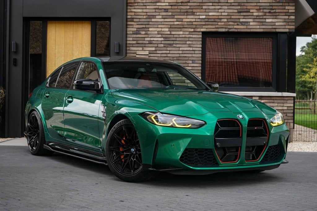 BMW 3 Serie M3 Competition 510PK Isle-of-man green, Gebruikt, Euro 6, 2993 cc, Met garantie (alle)
