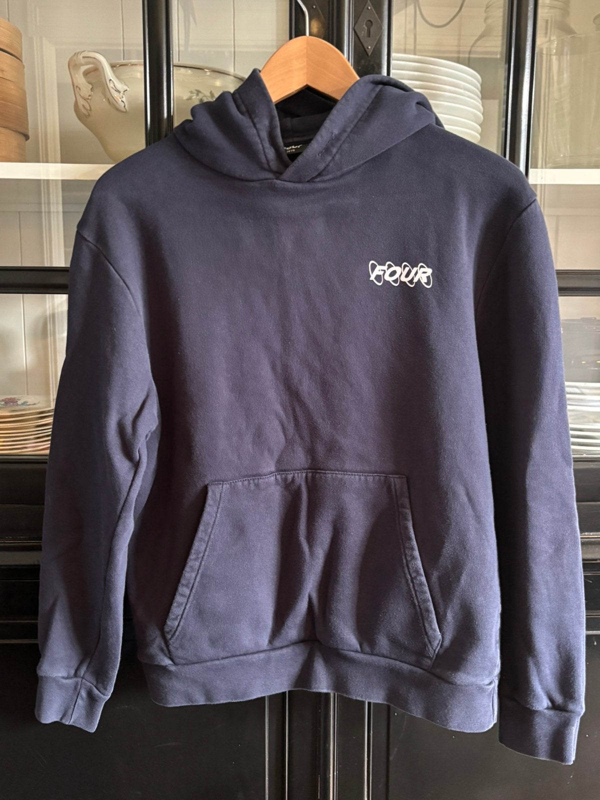 Four hoodie 14 yr, Kleding | Heren, Ophalen of Verzenden, Gedragen, Overige maten, Blauw