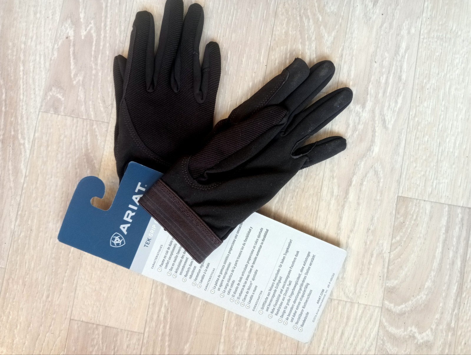 Nieuwe Ariat donkerbruine rijhandschoenen mt xs, Ophalen of Verzenden, Nieuw, Dressuur