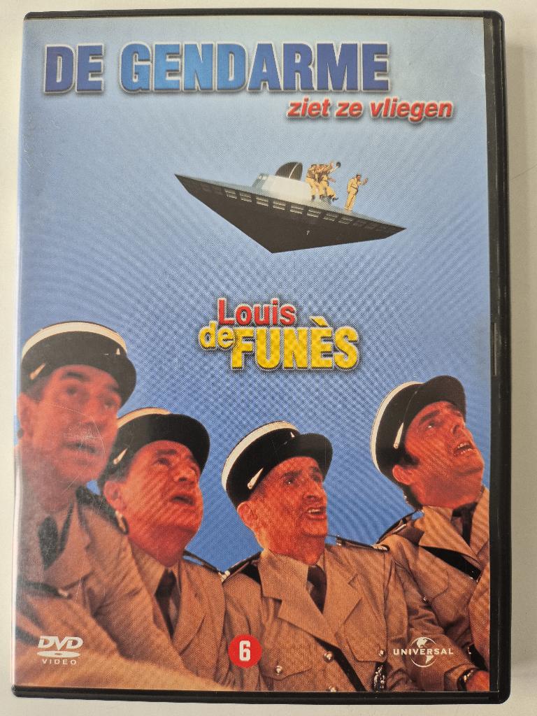 De Gendarme Ziet Ze Vliegen - Louis de Funès - uit 1979, Alle leeftijden, Ophalen of Verzenden, Zo goed als nieuw, Actiekomedie